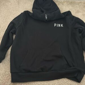 Pink black sweater